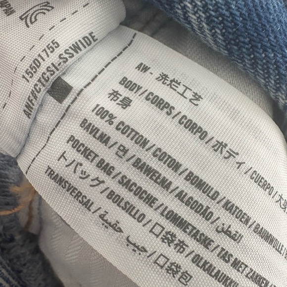 Abercrombie and Fitch Curve Love Mid Rise Barrel Jean Chic Womens Jeans 29 NWOT - Picture 7 of 7